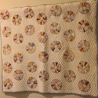 Crib Quilt, Flower