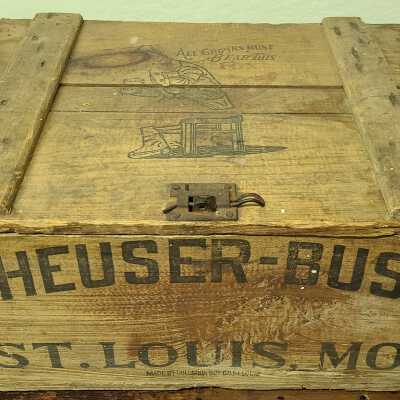 Wooden Box, Anheuser-Busch Co. 1917