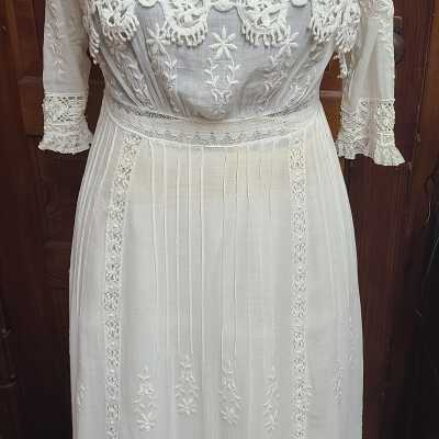 Dress, White Lace