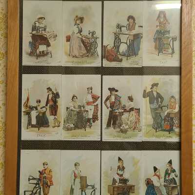 Collectors Cards from Singer MFG. Co.