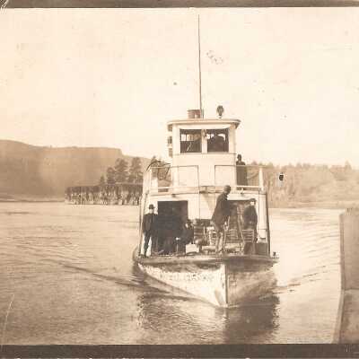 Postcard, Boat, Tug