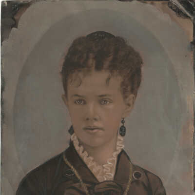 Photograph, Painted Tintype. (A/B)