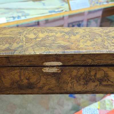 Wooden Box, Carved