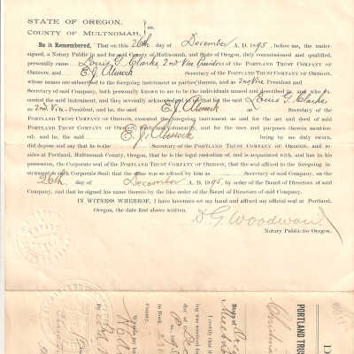 Deed for Land to Christina Laurtsen