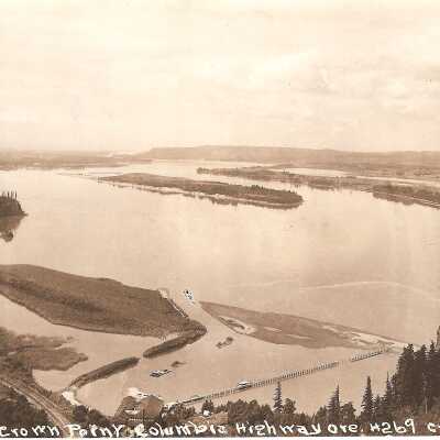 Postcard, View from Crown Point