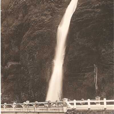 Postcard, Horsetail Falls