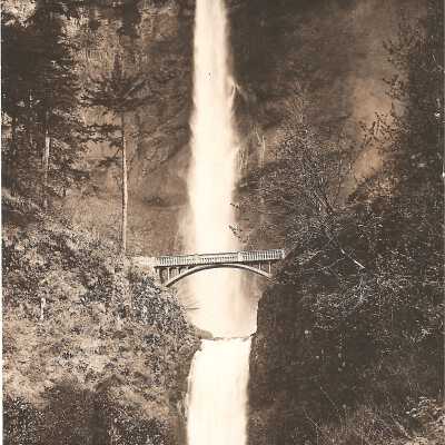 Postcard, Multnomah Falls