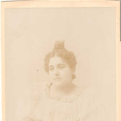 Photo, Woman in White Lace Dress