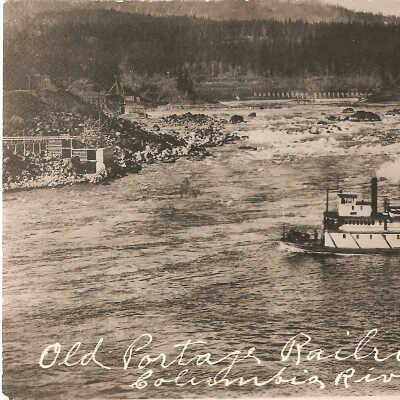 Postcard, Old Portage Railroad