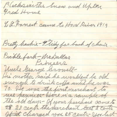 Written Information, Chas Nelson