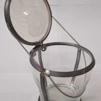 Glass Jewelry Container