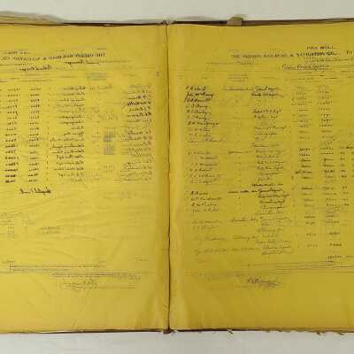 O.R.&N Co. Payroll Book 1895-1905