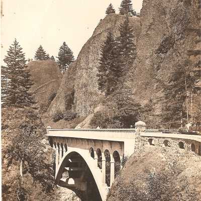 Post Card, Shepperd's Dell Bridge
