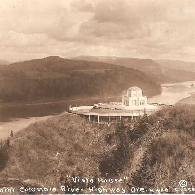 Postcard, Vista House, Crown Point