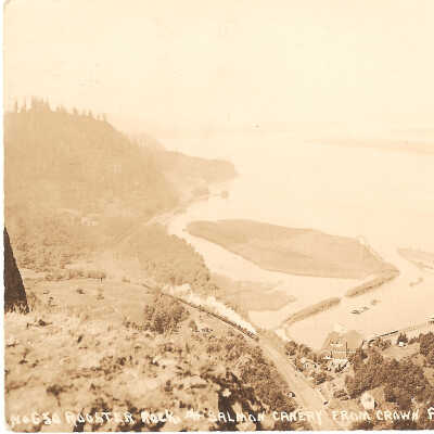 Postcard, Rooster Rock, Crown Point