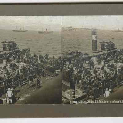 d – “5106 4th Ohio Infantry embarking for Puerto Rico”