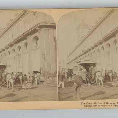 G – “The Great Market of Havana, Cuba.” 1899