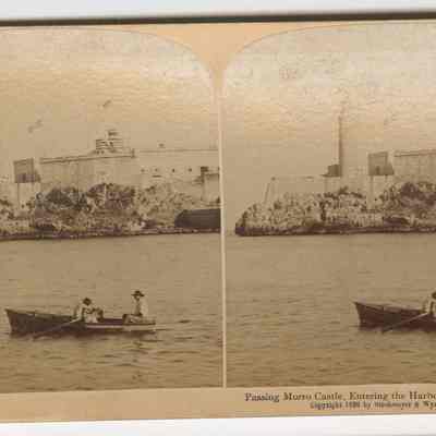 H – “Passing Morro Castle, Entering the Harbor, Havana Cuba.” 1899