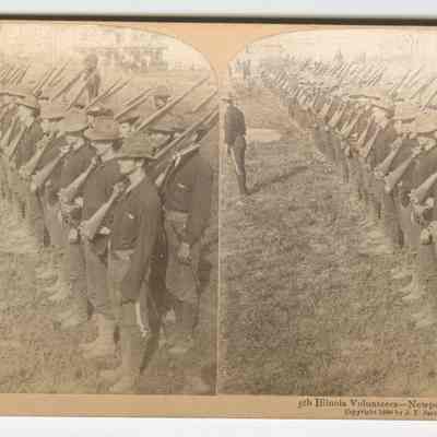 b - "5th Illinois Volunteers, Newport News, Va."