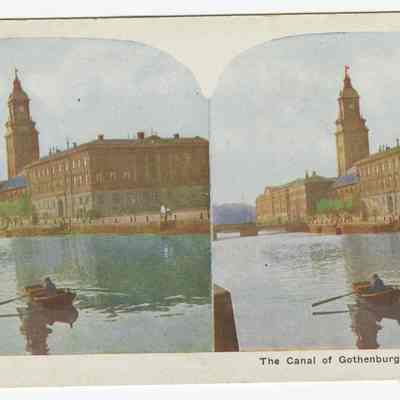b- "The Canal of Gothenburg, Sweden"