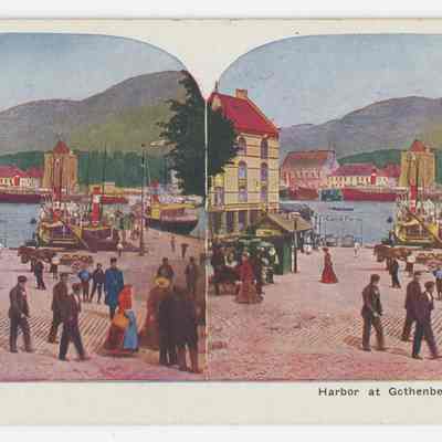 f - "Harbor at Gothenberg, Sweden"