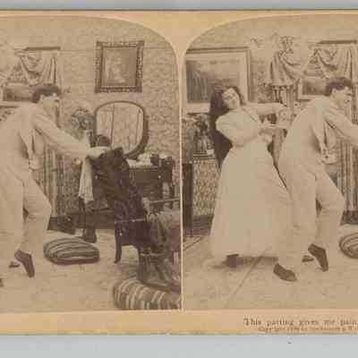 e – “This parting gives me pain dear”