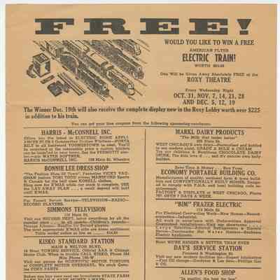 Poster, Roxy Theatre