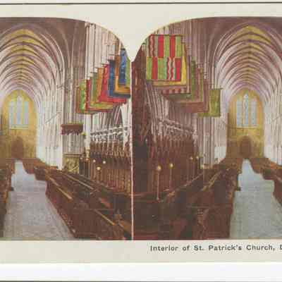 e - "Interior of St. Patrick's Church, Dublin, Ireland"