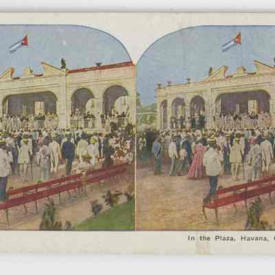 c - "In the Plaza, Havana, Cuba"