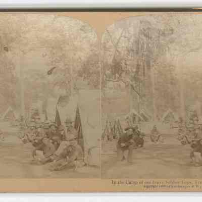 k – “In the camp of our brave solider boys, Tampa Florida, USA”