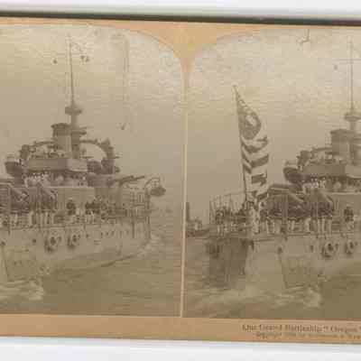 s - "Our Grand Battleship 'Oregon' (aft) "