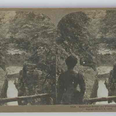 d – “7615 Hermitage Bridge and Whirlpool, Scotland” 1900