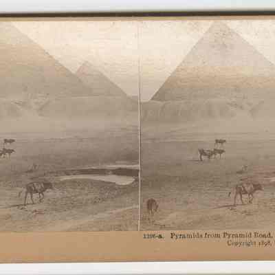 f – “1296-a Pyramids from Pyramid Road, Egypt” 1898