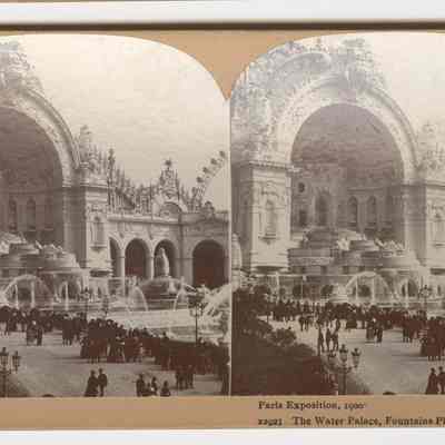 g – “Paris Exposition 1900, x2921 The Water Palace, Fountains Playing”