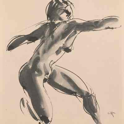 Nude woman