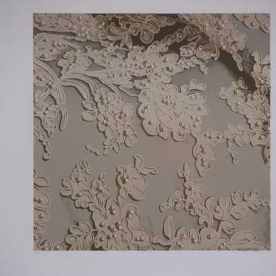 Small, White Square (Wedding Dress)