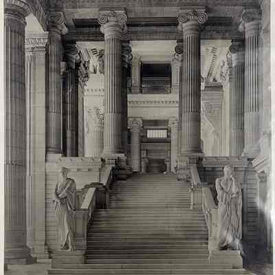 4066. Palais de Justice- L'Escalier