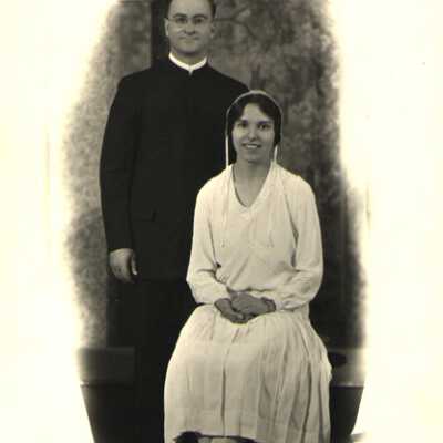 Priest and Novitiate (?)