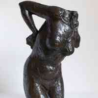 Femme se Frottant le Dos Avec une Éponge, Torse (Woman Rubbing her Back with a Sponge, Torso)