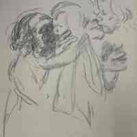 Frau und Kind (Woman and Child) Sketch Reproduction