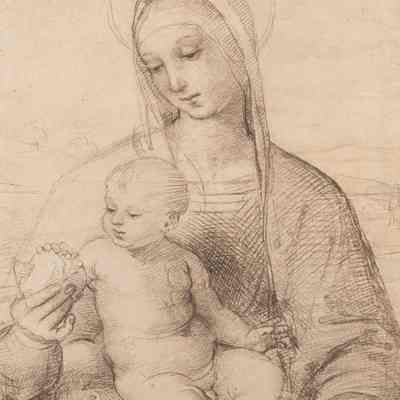 Die Madonna mit dem Granatapfel (Madonna of the Pomegranate) from the Albertina Facsimile
