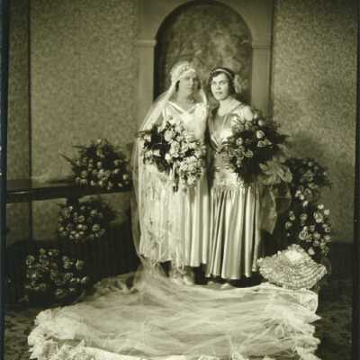 Bride and Bridesmaid