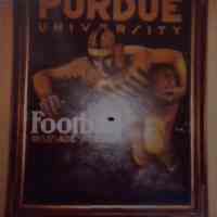 1930 Purdue Football Posster
