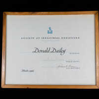 Framed award