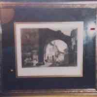 Avanzi del Tempio di Tivolil Al merito del Sig.. Carlo Guzzoni Amatore delle art Belle