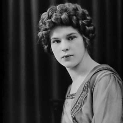 Young Woman Wearing Crown Braid