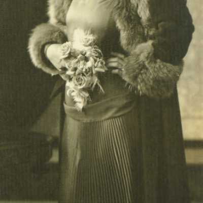Woman Wearing Fur-trimmed Coat