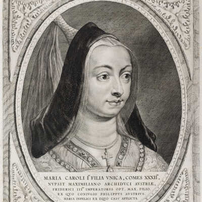 Maria Caroli I[mi] filia unica (Mary of Burgundy)