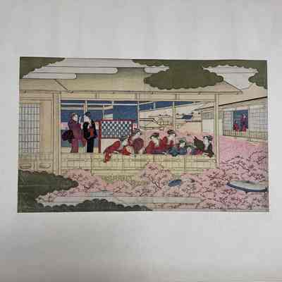 Viewing the Cherry Blossoms in the Naka-no-chō