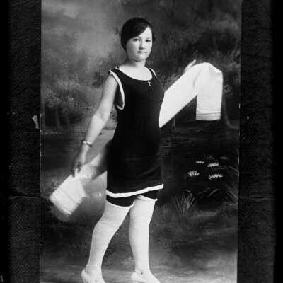 Young Woman in Bathing Suit